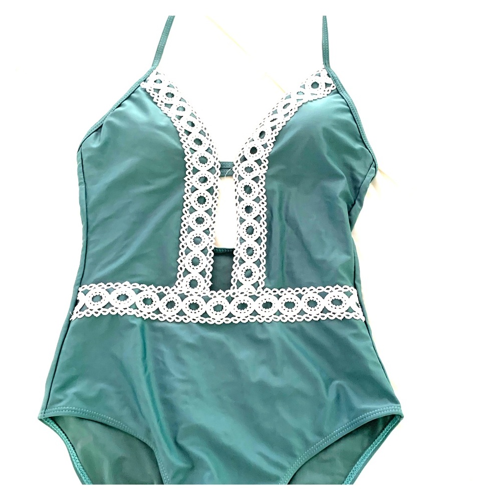 3/$10 Green One Piece Suit